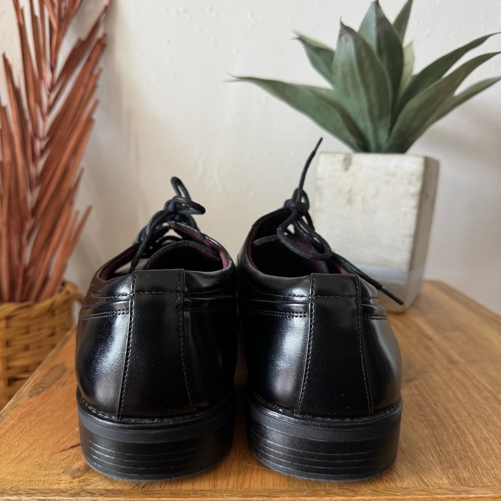 Freeman Colter Black Oxford Dress Shoes Men’s Size 10W - Picture 4 of 8